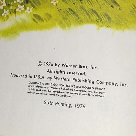 Porky Pig and Bugs Bunny (1976, A Little Golden Book) - Picture 2 of 3